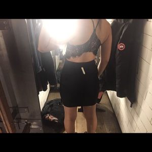 All saint black mini dress